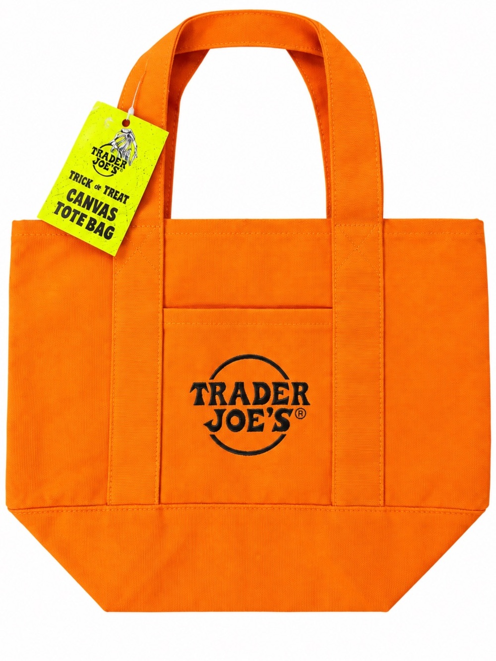 Trader Joe's Halloween Mini Tote - Orange